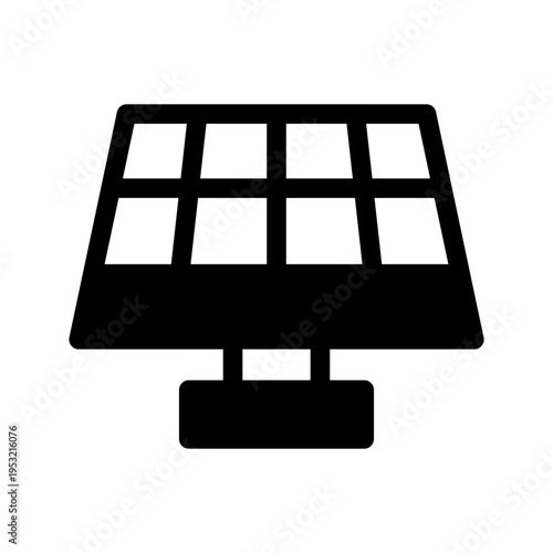 Solar Panel Icon Vector Symbol Design Illustration