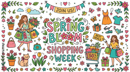 Spring Bloom Shopping Week - Join Us For Fun  Deals