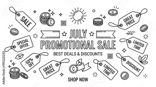 July Promotional Sale - Best Deals and Discounts Announcement