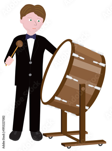 楽器を演奏しているミュージシャン。