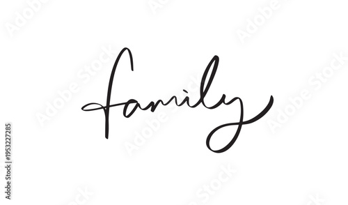 Family text font calligraphy hand written lettering script black color object icon father mother day happy love holiday daugther female male greeting family celebration together greeting card family 