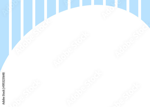コピースペースのあるシンプルな背景素材_ストライプ_ブルー
