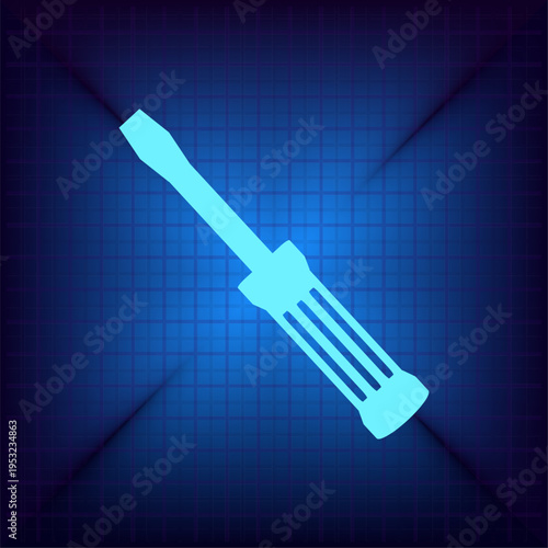 Vector illustration on a blue background
