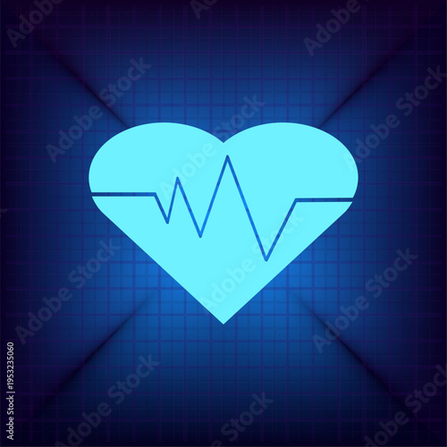 Vector illustration on a blue background