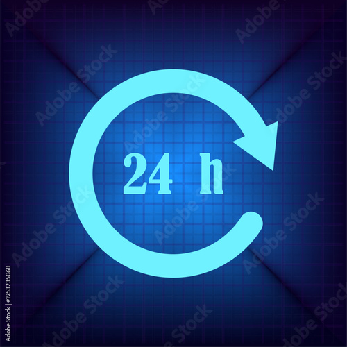 Vector illustration on a blue background