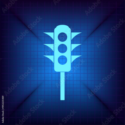 Vector illustration on a blue background