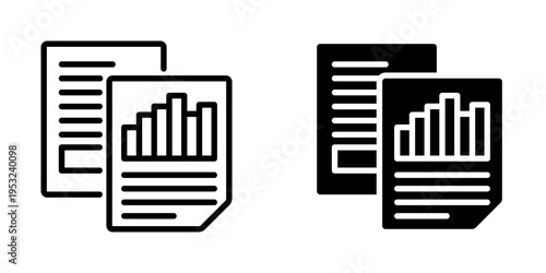 Report  icon, element icon for design branding, print, and digital media