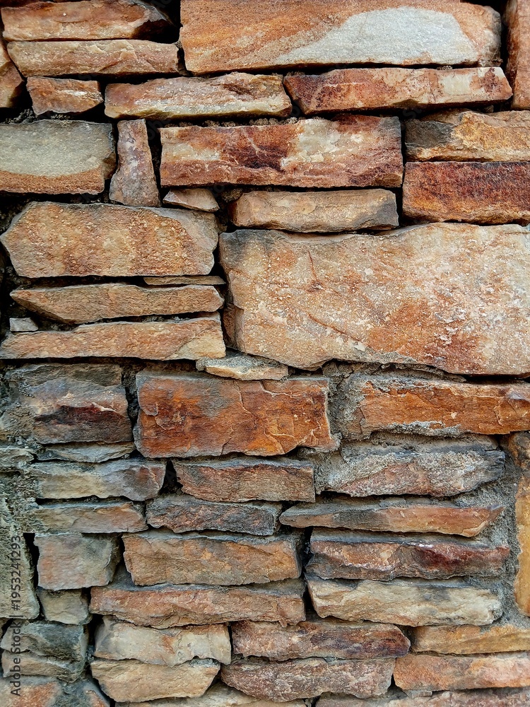 Fototapeta premium Vintage textured old stone wall background