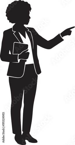 teacher explaining lesson to attentive students