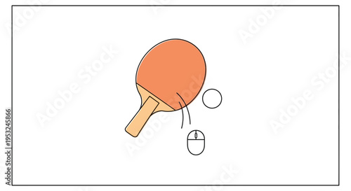 Playing Ping Pong with a Computer Mouse: Digital Sports Game Concept