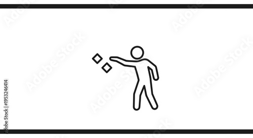 Person throwing confetti, celebration, party, abstract shapes, motion, dynamic, fun, abstract