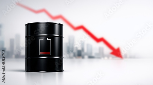 Oil Barrel and Market Decli...