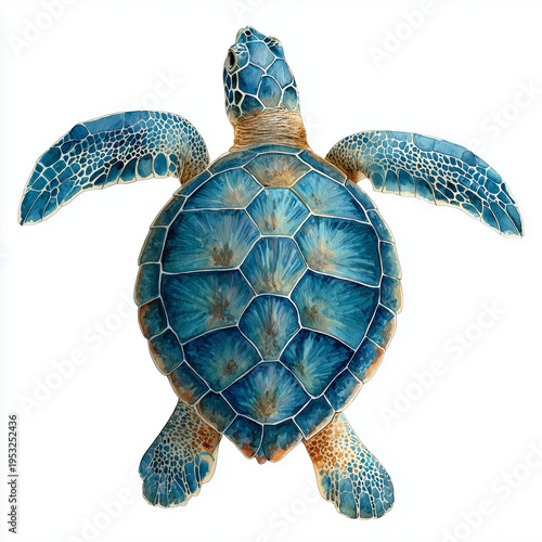 Wallpaper Mural Watercolor Sea Animals and seaweed Set – Underwater Clipart Collection Torontodigital.ca