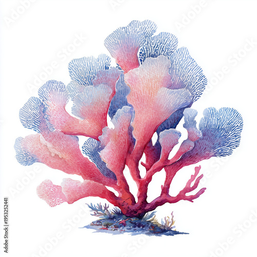 Wallpaper Mural Watercolor Sea Animals and seaweed Set – Underwater Clipart Collection Torontodigital.ca