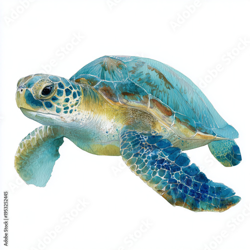 Wallpaper Mural Watercolor Sea Animals and seaweed Set – Underwater Clipart Collection Torontodigital.ca