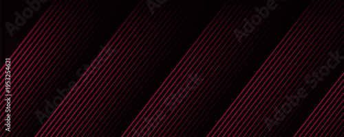 3D red techno abstract background overlap layer on dark space with glowing lines effect decoration. Modern graphic design element future style concept for banner, flyer, card, or brochure cover