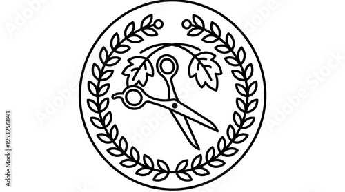 Elegant Black and White Salon Logo