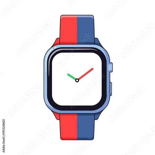 Vibrant illustration of a solitary palm tree on a tropical island at sunset, with a colorful gradient sky over the blue ocean, symbolizing paradise and a peaceful escape