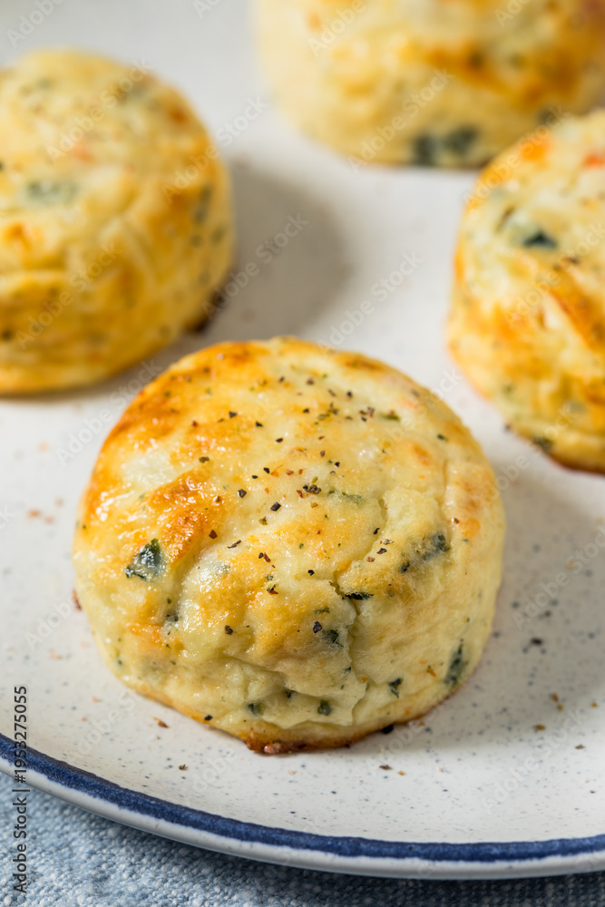 Fototapeta premium Homemade Savory Sous Vide Egg Bites