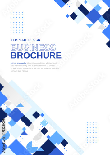 비즈니스 브로슈어 표지 디자인