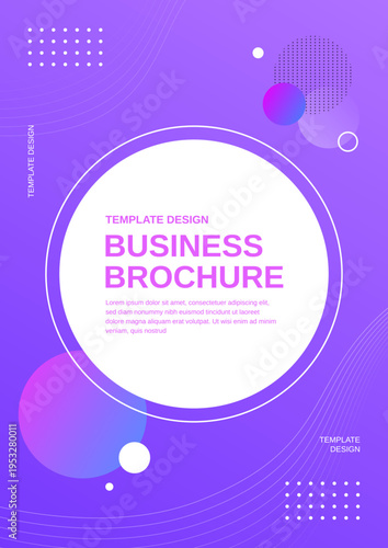 비즈니스 브로슈어 표지 디자인