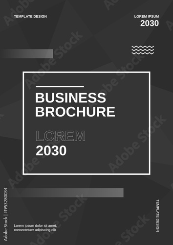 비즈니스 브로슈어 표지 디자인
