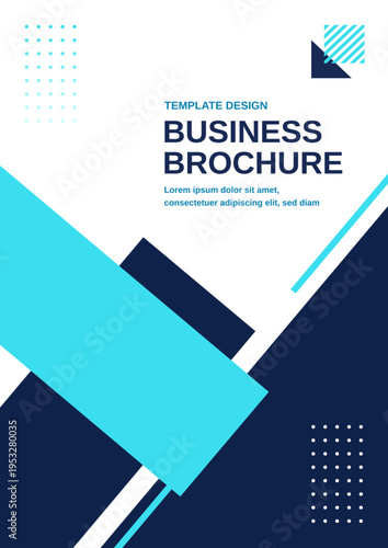 비즈니스 브로슈어 표지 디자인