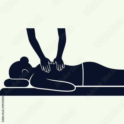 Massage therapy for relaxation and wellness.