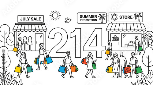 Summer Sale Promotion with Shoppers and Storefronts