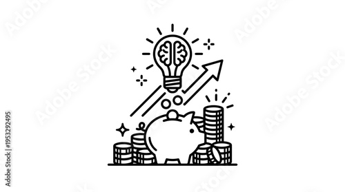 Innovative Financial Growth Concept