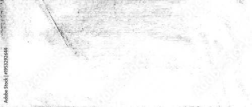 Black horizontal distressed linear texture. Aged striped pattern background. Damaged scanned image concept wallpaper. Line halftone photocopy scratches backdrop. Worn paper effect print. Vector