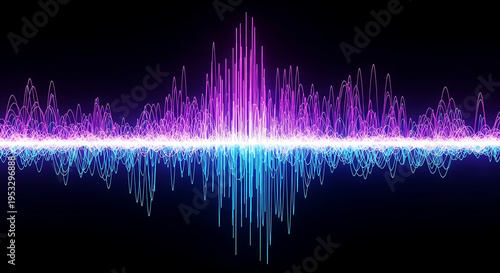 glowing digital audio equalizer displaying vibrant sound frequencies on a dark background perfect for music and technology concepts.
