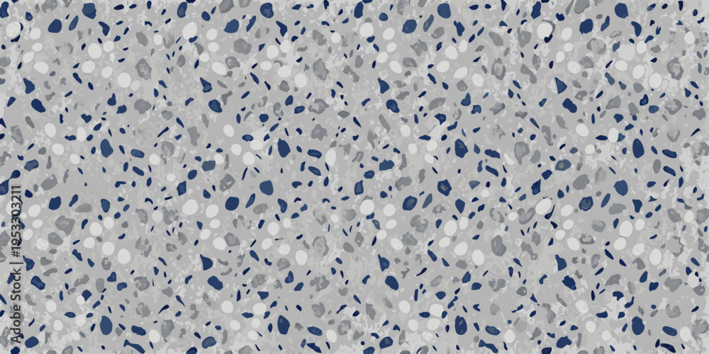 Obraz premium Abstract speckled pattern with shades of blue gray and white