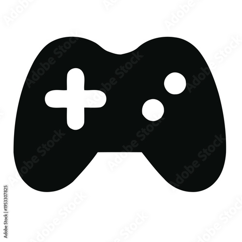 Gamer holding a modern wireless controller for immersive console experience isolated on white background, Vector, illustration