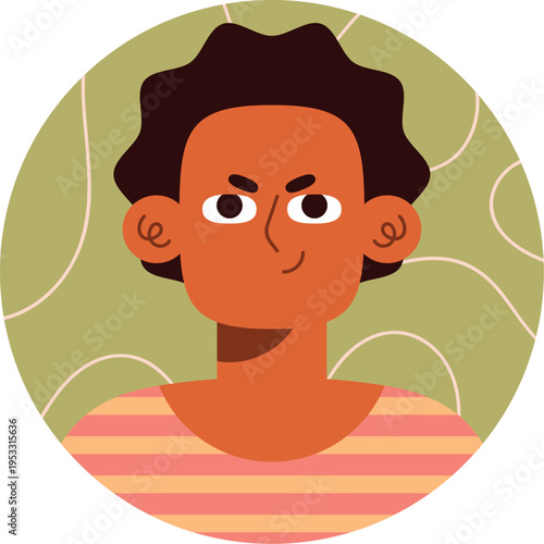 Modern Male Character Avatar Design