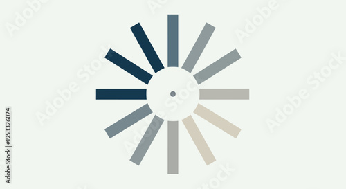 Color Palette Swatches Arranged in Circle.