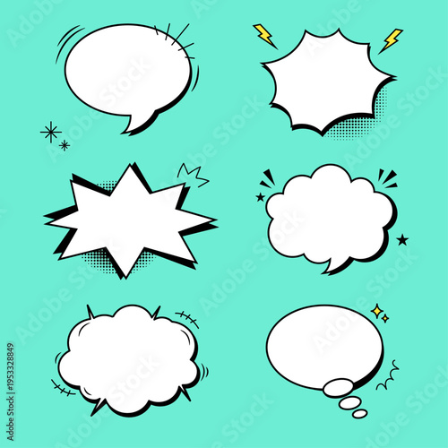 말풍선 일러스트