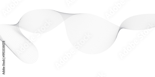 Abstract wave pattern with multiple curved lines. Vector eps10