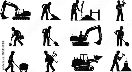 Black isometric illustration of data server network with cloud computing icons, database storage symbols, and wireless technology connection for digital systems