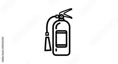 Fire Extinguisher Safety Equipment Device.