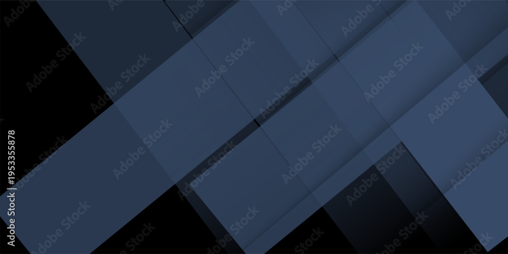 Obraz premium Modern black dark blue white abstract background. vector