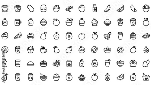 Food and drink icons
