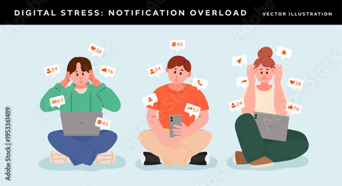 People stressed by notification overload