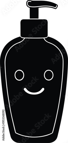 bottle of perfume isolated on white background