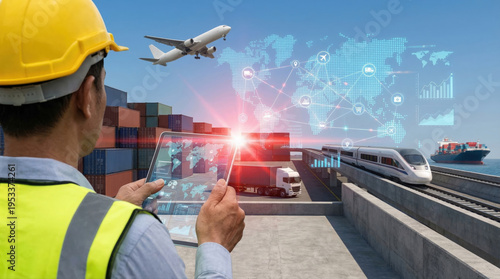 Ai supply chain logistics network future technology global trade