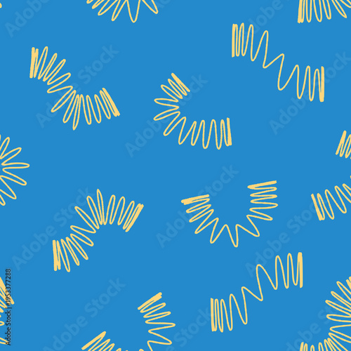 Фотография Outline Vector Slinky Pattern Repeat Seamless for Wallpaper Background Cover Pac