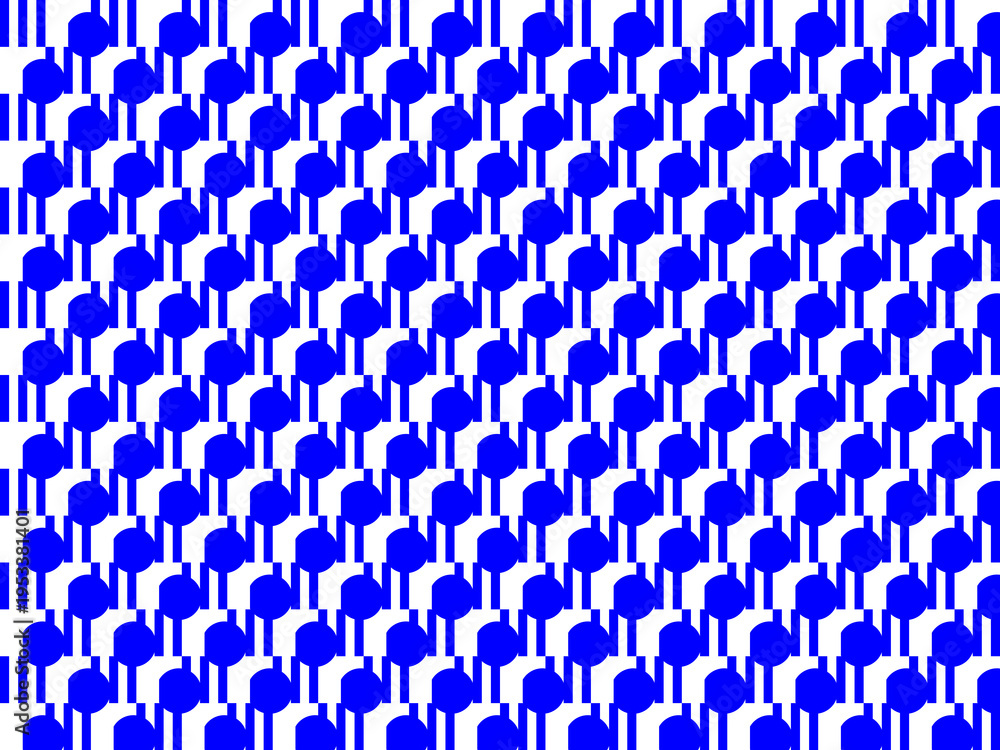 Naklejka premium Abstract Blue and White Pattern vector background