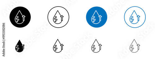 High cholesterol icons set. vector illustration