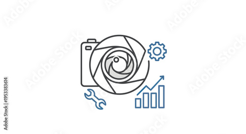 Camera with gear and tools. Free Download Camera with gear and tools. - GFXLoad
