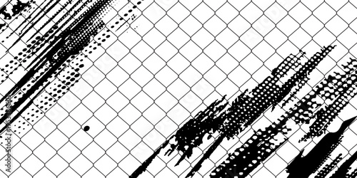 texture for fishing nets. Grunge pattern for sportswear or soccer goal, volleyball net, basketball hoop, hockey, athletics. Grunge background